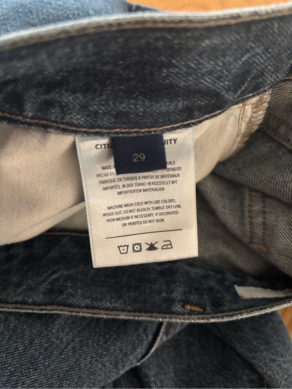 Citizens of humanity annina size 29 wide leg high rise - Picture 9 of 10